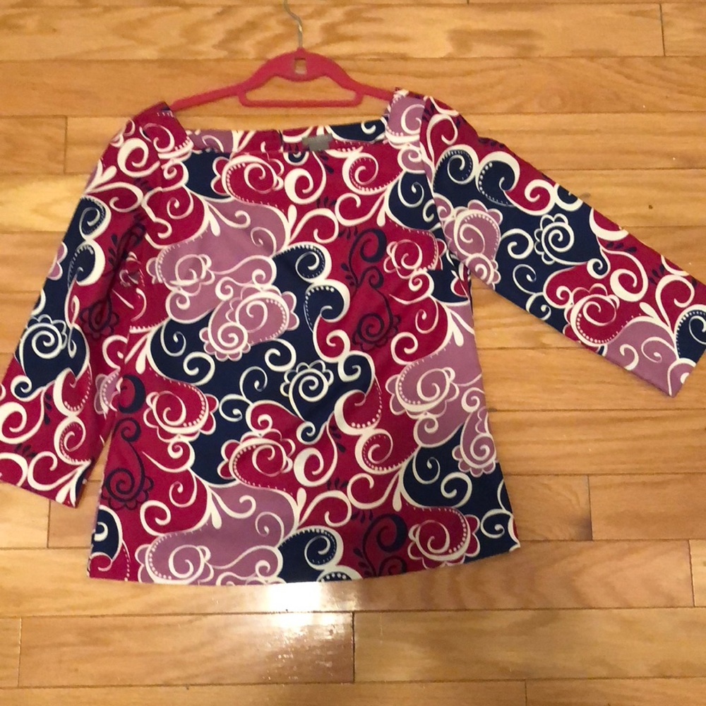 Ann Taylor 3/4 Sleeve Blouse Size 4